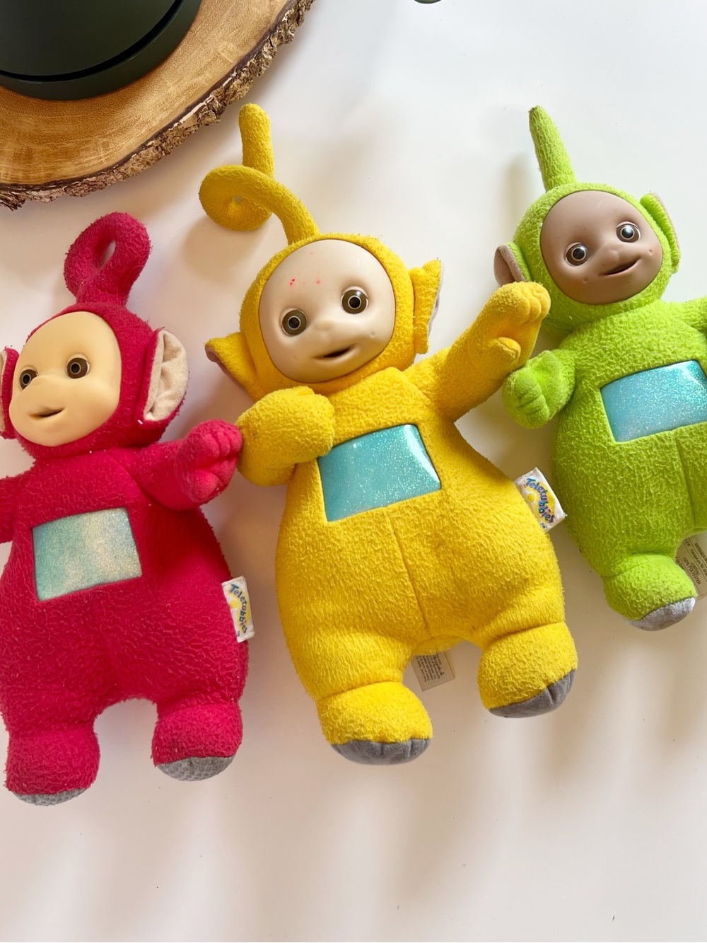 Vintage 1998 Bundle of 3 Teletubbies - 10-12” - Po Laa-Laa & Dipsy